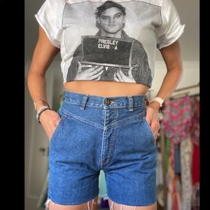 vintage Roberto Orsini high waisted Jean Shorts !